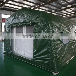 PVC CE Army Green Inflatable Refugee Tent for Sale thumbnail-1
