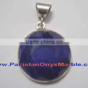 STERLING SILVER PENDANTS LAPIS LAZULI JEWELRY thumbnail-4