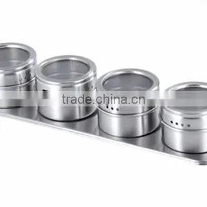 Magnetic Spice Jar Stainless Steel Condiment Sets, Condiment Jar thumbnail-4