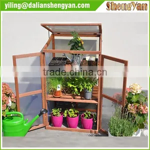 Wood Greenhouse, Garden Mini Greenhouse thumbnail-1