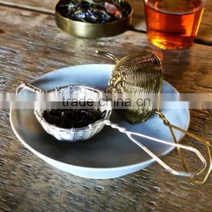 Antique and Silver Plate Woven Tea Strainers | Stainless Steel Strainer thumbnail-2