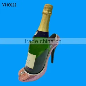 Sparkling Pink Gift Stiletto Shoe Promotional Beer Bottle Holder thumbnail-1