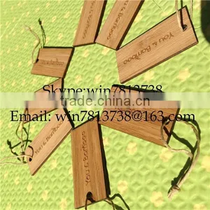 Personalized Garment Hang Tags For Clothing Hangbags Engraved Wooden Hanger Hanging Label Can Design Any Style Fashion Hang Tags thumbnail-3