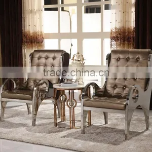 Hot Sale Cheap PU/genuine Leather Single Sofa ND020 thumbnail-2