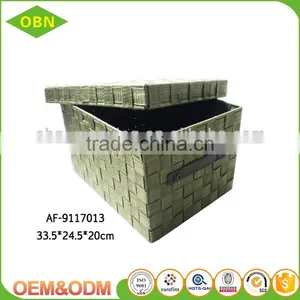 Large Durable Decorative Handmade Box Storage Basket thumbnail-6