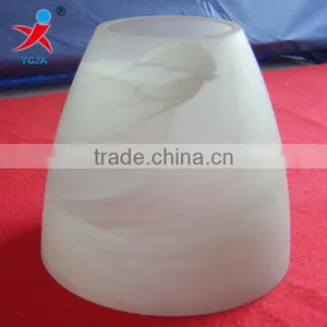 Frosted Glass Lamp Shade, Decorative Glass Shade thumbnail-1
