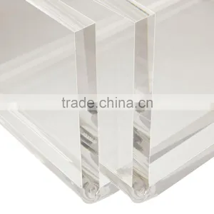 Wholesale Cheap Clear Plastic Acrylic Bookends thumbnail-5