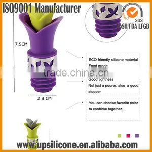 New Design Silicone Rubber Wine Bottle Stopper thumbnail-3