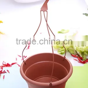 Wholesale Useful Plastic Flower Pot With Hanger/Plastic Plant Pot With Hanger thumbnail-1