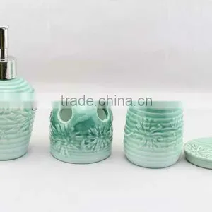 4pcs Ceramic Bathroom Accessories thumbnail-1