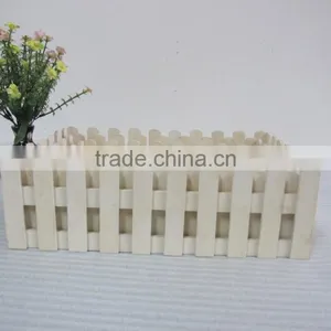 Outdoor Wooden Flower Pot thumbnail-2