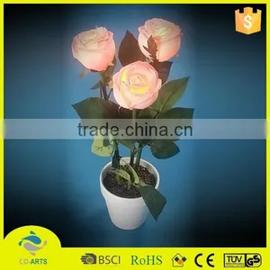 Beautiful Fancy Good Quality Best Sale Flower Vase Led Light thumbnail-1
