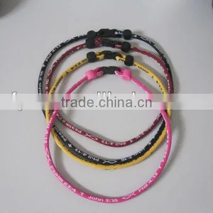 Braided Rope Necklace Football Team Necklace thumbnail-1