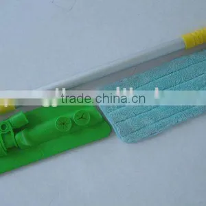 Plastic Velcro Microfiber Flat Mop With Telescopic Handle thumbnail-1