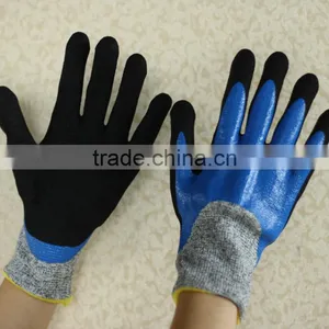 NMSAFETY Cut Proof Double Nitrile Coated Gloves thumbnail-1