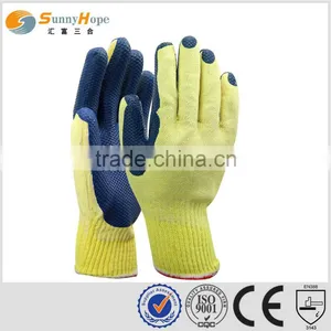 Sunnyhope TOP Quality Latex Rubber Hand Gloves Industrial Latex Rubber Hand Gloves thumbnail-3