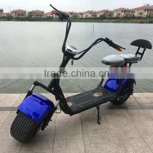 2016 Popular Harley Style Electric Scooter With Big Wheels Fashion City Scooter Citycoco thumbnail-2