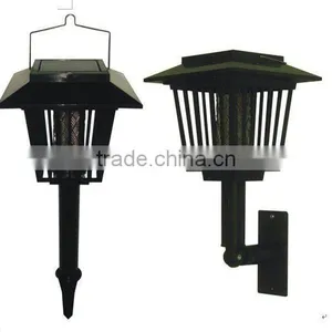 Indoor Outdoor Garden Solar Powered Ultra Purple Light Inspect Pest Mosquitoes Killer Repellent Lantern thumbnail-1