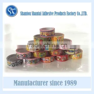 12mm and 18mm Width Printed Stationery Tape for School Supplies thumbnail-1