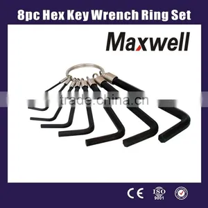8pc Hex Key Wrench Ring Set thumbnail-1