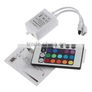 RGB 16 Colors Set Top Box Remote Control Box Universal Remote Control DC 12V for LED Light Strip thumbnail-1