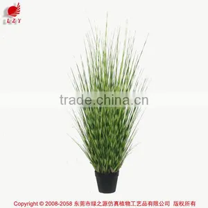Artificial Potted Grass Synthetic Onion Grass In Pot Fake Grass in Pot for Indoor Decoration thumbnail-1
