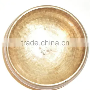High Quality Handmade in Nepal Curved Hammered Tibetan Meditation Singing Bowl thumbnail-4