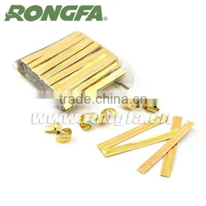 Plastic Coated Double Golden Wire Twist Ties From China thumbnail-1