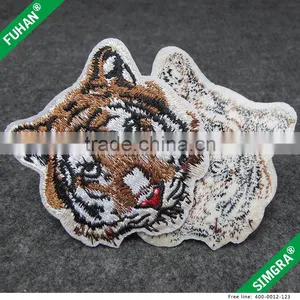 Custom Make Colorful Tiger Face Badge thumbnail-1