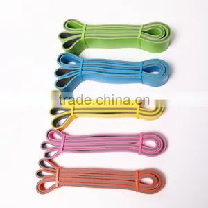 Custom Colorful Latex Rubber Exercise Fitness Resistance Bands thumbnail-3