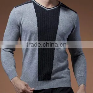 2014 Young Men's Fashion Casual Cashmere Sweater thumbnail-1