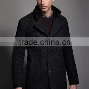 Wool High Quality Winter Warm Men Coat Made to Measure Overcoat. BCL029 thumbnail-1