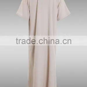 MEN'S MUSLIM ISLAMIC ARABIC ROBES DISHDASHA MORNING GOWNS THOBE thumbnail-2