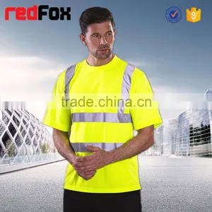 Wholesale Custom Reflective Tape T-shirt thumbnail-3