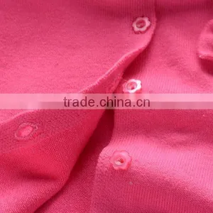 OEM 100% Cotton Knitted Cute Bows Girls Pink Cardigan Sweaters thumbnail-5