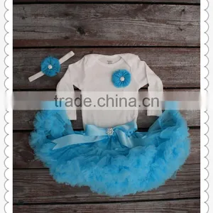 Wholesale Red And Blue Girls Patriotic Skirts Kids Fall Top Baby Girls Skirt Set thumbnail-6