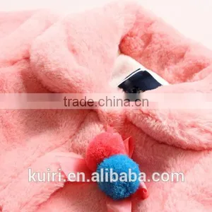 Faux Fur Jacket Girls Kids Warm Coat Children Winter Outwear Solid Single Button Coats All Children's Clothes and Accessories thumbnail-6