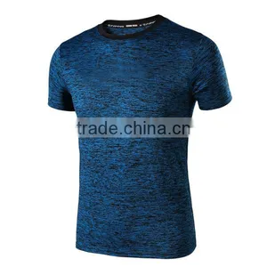 Custom Men's Seamless Short Sleeve Round Neck Heater Poly t Shirt thumbnail-6
