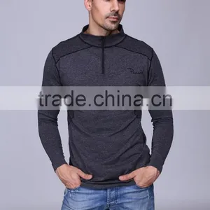 Men's Seamless Gym Half Zipper Shirts, Running T Shirts, Fitness T Shirts thumbnail-2