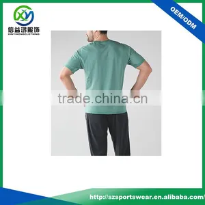 OEM Custom Men's Nature Soft and Comfortable Organic Cotton t Shirt With Your Brand Logo Design thumbnail-3