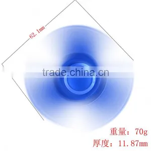 Wholesale Aluminum Metal LED Light Hand Spinner Fidget Hand Spinner With LED Light thumbnail-6