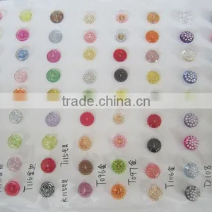 Low Price Decorative Clear Acrylic Crystal Button thumbnail-2