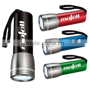 2015 9 Led Aluminum Oem Flashlight for Gift/promotion/hunting/camping/emergency thumbnail-1