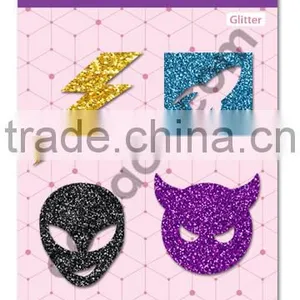 Glitter Iron on PU Patches Printing Iron on Patch Patches on Transfers thumbnail-1