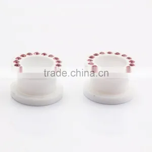 Custom Hollow Surgical Ear Gauge Earrings Flesh Tunnels Piercing Body Jewelry thumbnail-4