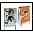 Portable a - Frame Metal Display Rack / Double Side Poster for Advertising thumbnail-1