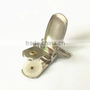 Manufacturer Strong Thick Metal Suspenders Clip With Plastic Teeth Inside thumbnail-1