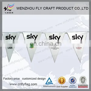 China Supplier Factory Price Birthday Party Decoration Triangle String Flags thumbnail-4
