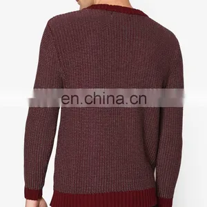Fashion Shrug Wool Knit Sweater Christmas Winter Full Sleeve Pullover Sweaters for Men thumbnail-4