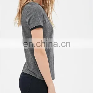 Ladies Round Neck Cheap India Wholesale Clothing Factory thumbnail-4